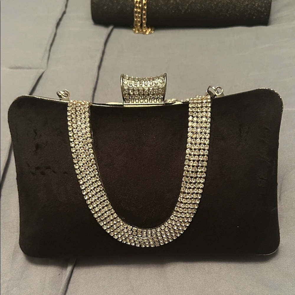 Elegant Black Evening Clutch